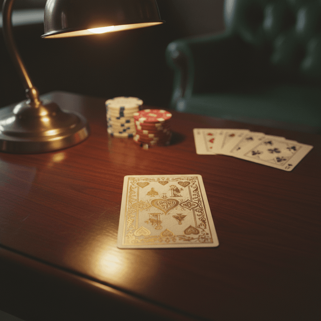 Hands placing a tarot card on a table during a reading